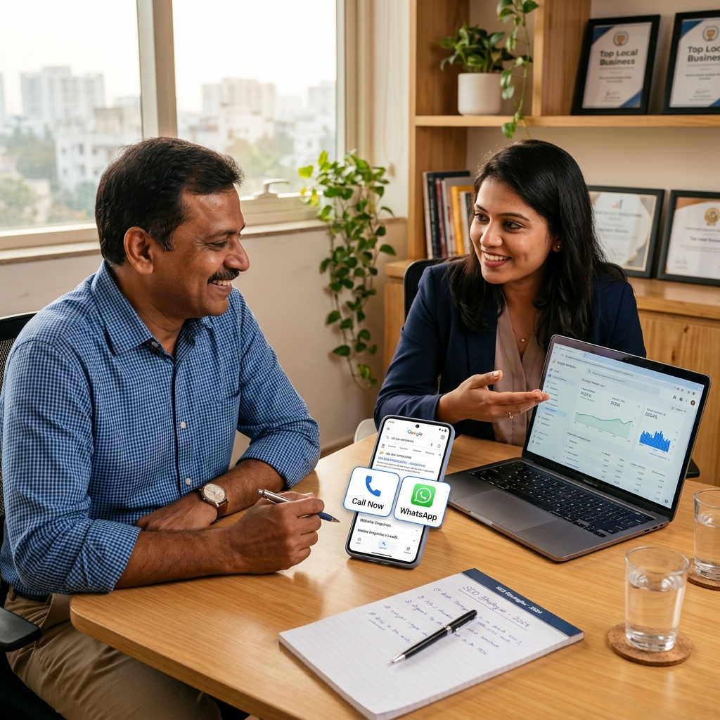 Local SEO strategy and Google visibility planning for Hyderabad businesses